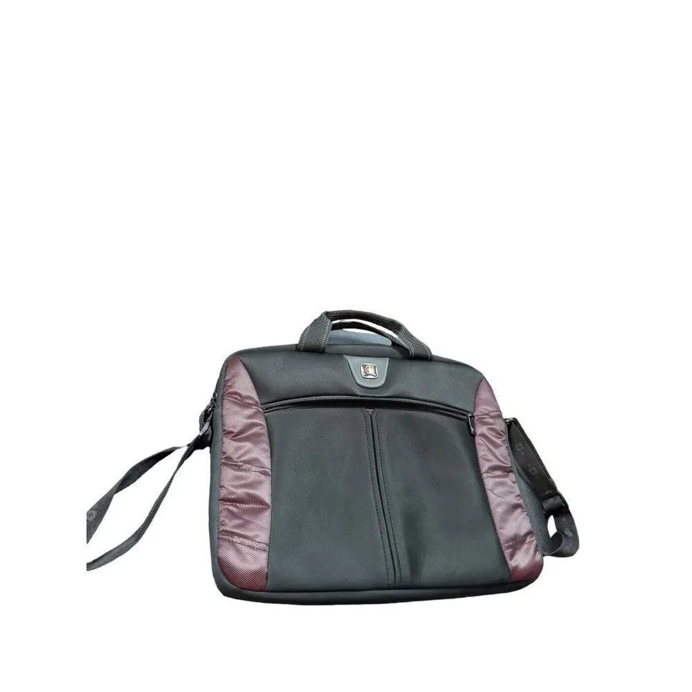 SwissGear - Sherpa Slimcase Messenger Laptop Case - Burgundy Model:GA-7500-01F00